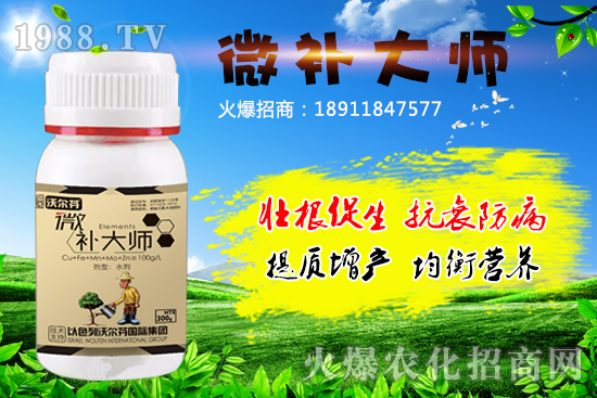 作物缺素危害大，怎么有效補(bǔ)充微量元素？“微補(bǔ)大師”多元素一起補(bǔ)！