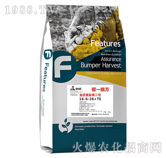 金匠星膨果二號高鉀16-6-36+TE-金匠星