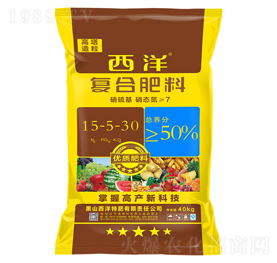 高塔造粒復合肥料15-5-30-西洋肥業(yè)