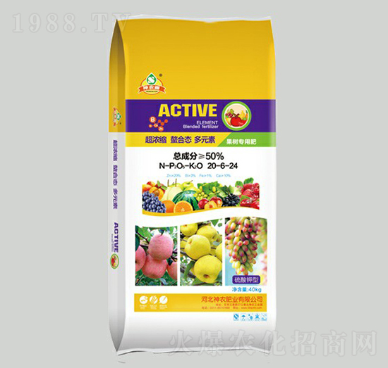 果樹(shù)專(zhuān)用肥料20-6-24-神農(nóng)雨-神農(nóng)肥業(yè)