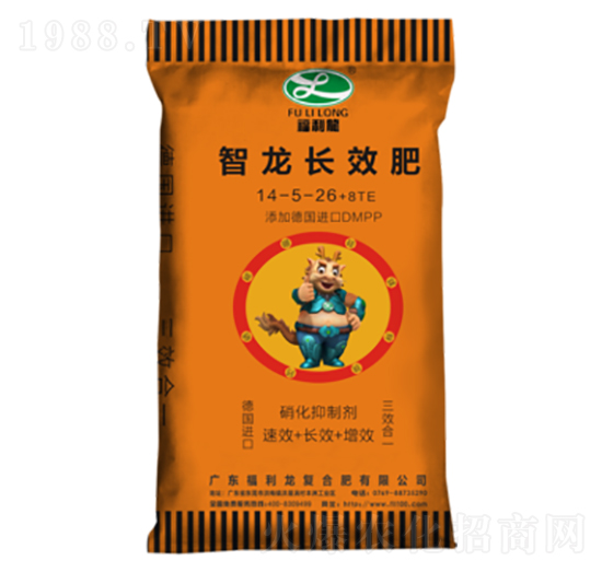 智龍長效肥14-5-26+8TE-福利龍