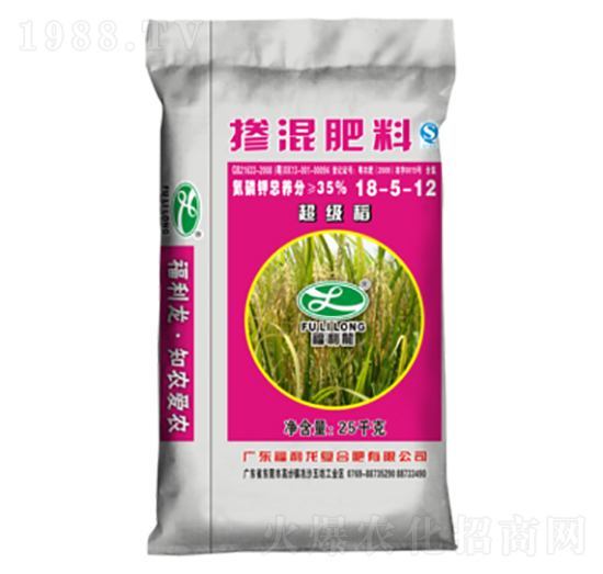 25kg摻混肥料18-5-12-超級稻-福利龍