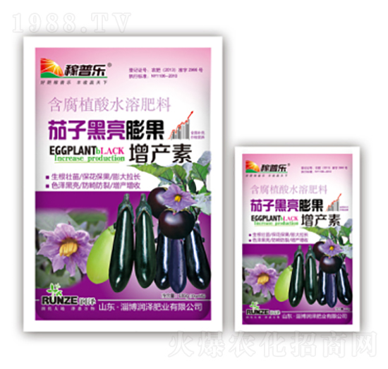 茄子黑亮膨果增產素-潤澤肥業(yè)