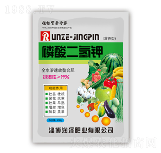 400克磷酸二氫鉀粉劑-潤(rùn)澤肥業(yè)