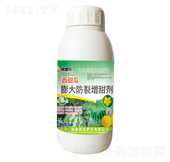 西甜瓜膨大防裂增甜劑-稼普樂(lè)-潤(rùn)澤肥業(yè)