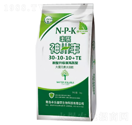 高氮型大量元素水溶肥料30-10-10+TE-神州豐-豐樂益農(nóng)