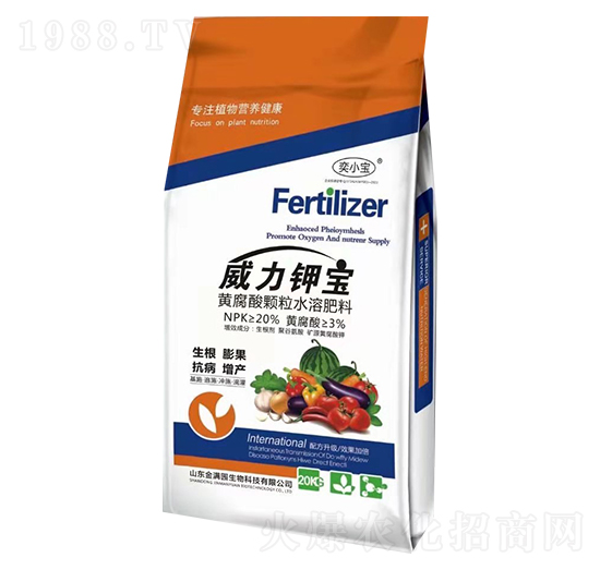 黃腐酸顆粒水溶肥料-威力鉀寶-金滿園