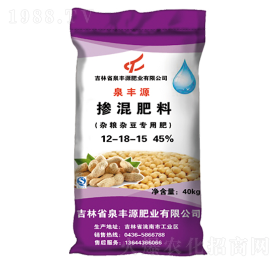 雜糧雜豆專用摻混肥料12-18-15-泉豐源肥業(yè)