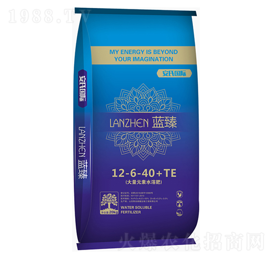 大量元素水溶肥12-6-40+TE-安氏國(guó)際