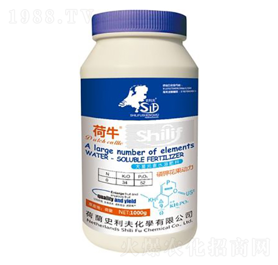 大量元素水溶肥料-磷鉀花果動力-史利夫