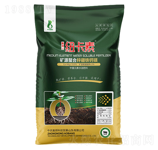 礦源螯合鋅硼鐵鈣鎂-紐卡素-中農奧邦