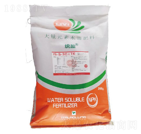 統(tǒng)盈大量元素水溶肥15-5-30+TE-臺州農資