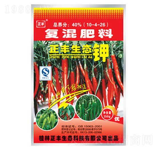 辣椒專用復混肥料10-4-26-正豐生態(tài)鉀-正豐生態(tài)