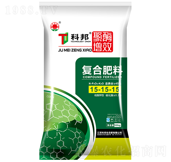聚酶增效硫基復合肥料15-15-15-科邦生態(tài)