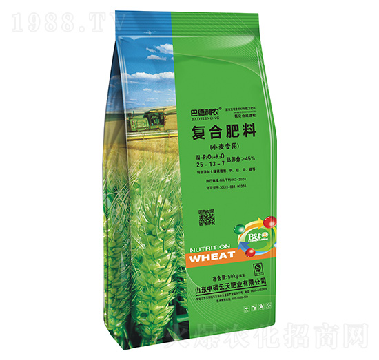 小麥專用復(fù)合肥料25-13-7-巴德利農(nóng)-中磷云天