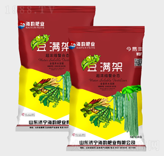 超濃縮螯合態(tài)全營(yíng)養(yǎng)水溶肥料-豆?jié)M架-海韻生物