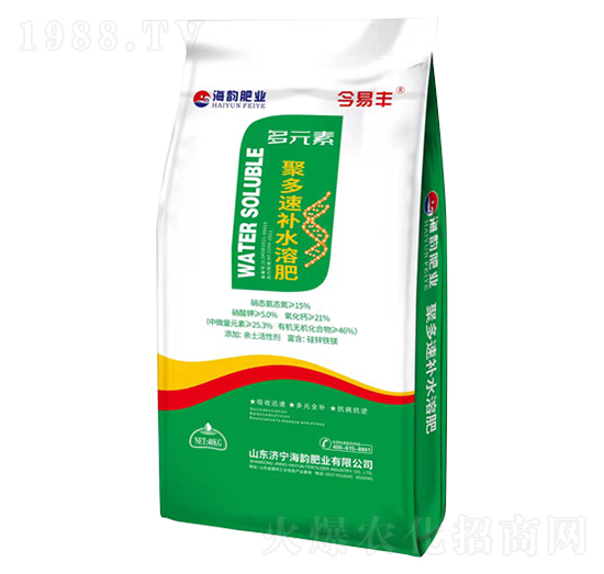 多元素聚多速補水溶肥-今易豐-海韻生物