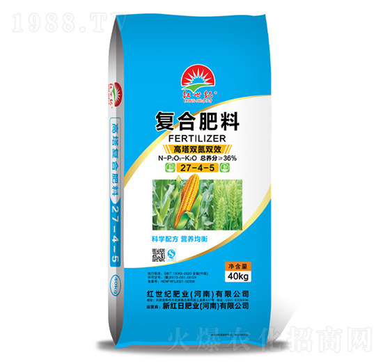 高塔雙氮雙效復(fù)合肥料27-4-5-紅世紀(jì)