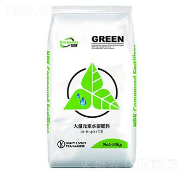 大量元素水溶肥12-6-40+TE-海贊